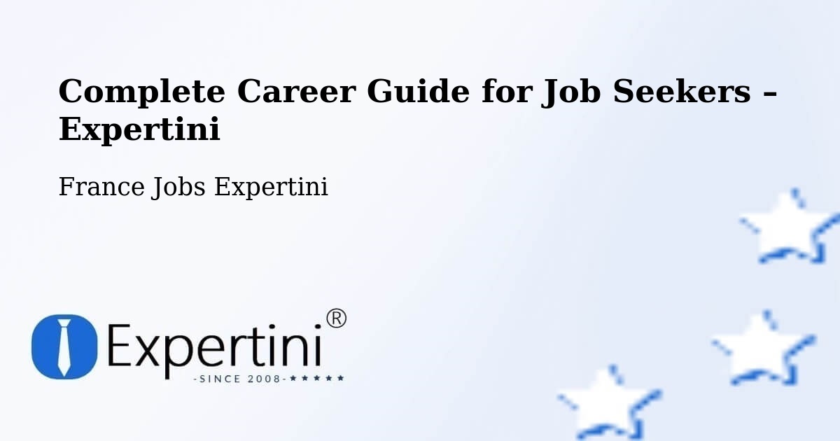 Career Guide for Job Seekers – Poissy - Poissy, France Jobs Expertini
