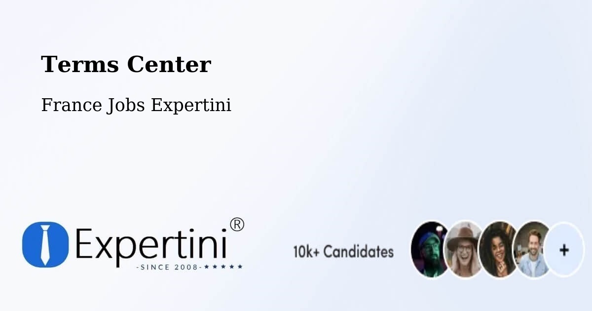 Terms of Service – Poissy - France Jobs Expertini